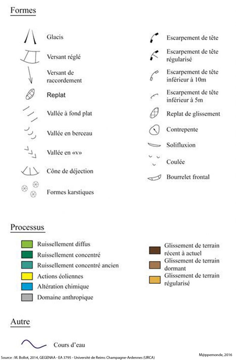 Commentaire De La Carte Géomorphologique Du Bassin Versant Du Brunet ...